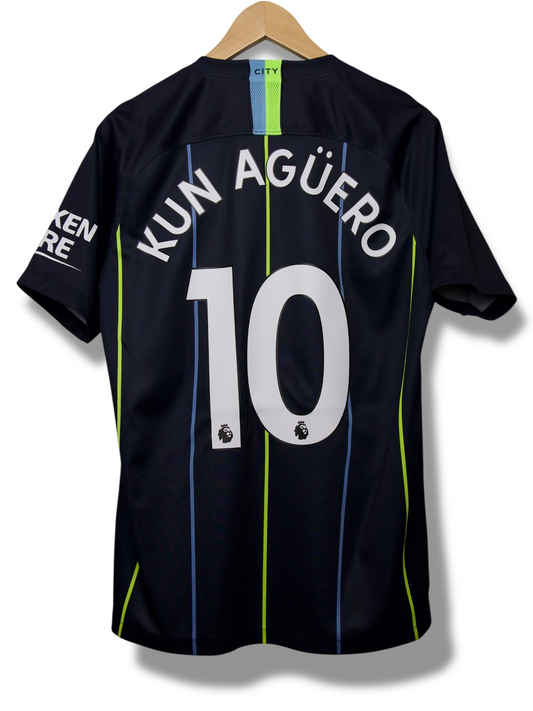Manchester City 2018/2019 Uit Shirt Agüero #10 (M)