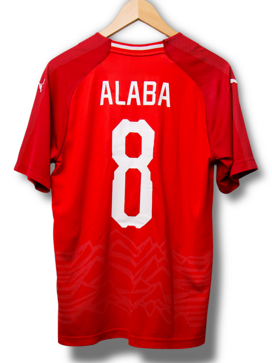 Oostenrijk 2018 Thuis Shirt Alaba #8 (M)