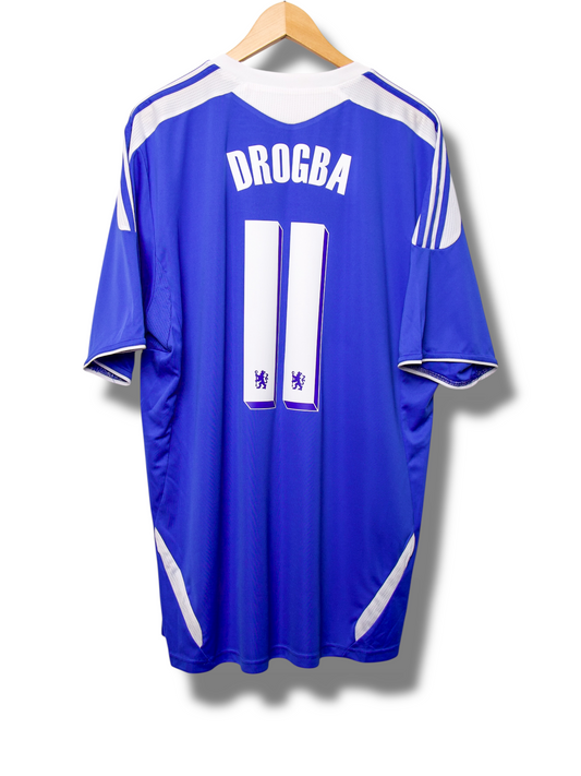 Chelsea 2011/2012 Thuis Shirt Drogba #11 (XL)