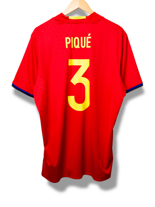 Spanje 2016 Thuis Shirt Piqué #3 (XL)