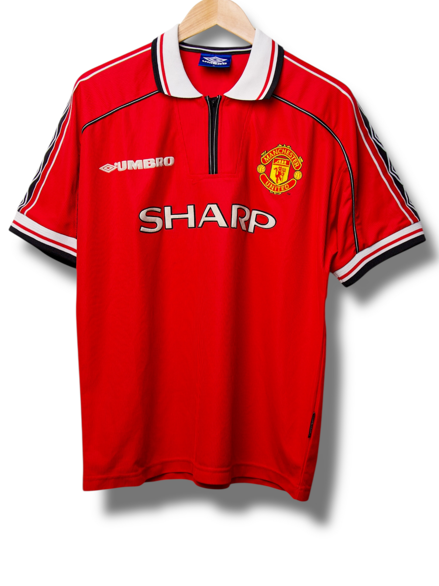 Manchester United 1998 Thuis Shirt Beckham #7 (M)
