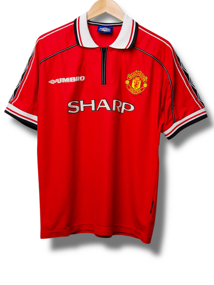 Manchester United 1998 Thuis Shirt Beckham #7 (M)