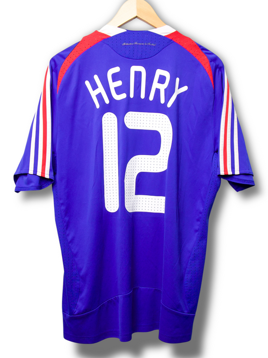 Frankrijk 2008 Thuis Shirt Henry #12 (L)