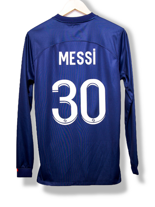 PSG 2022/2023 Thuis Shirt Messi #30 Longsleeve (S)