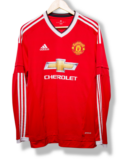 Manchester United 2015/2016 Thuis Shirt Rooney #10 Longsleeve (M)