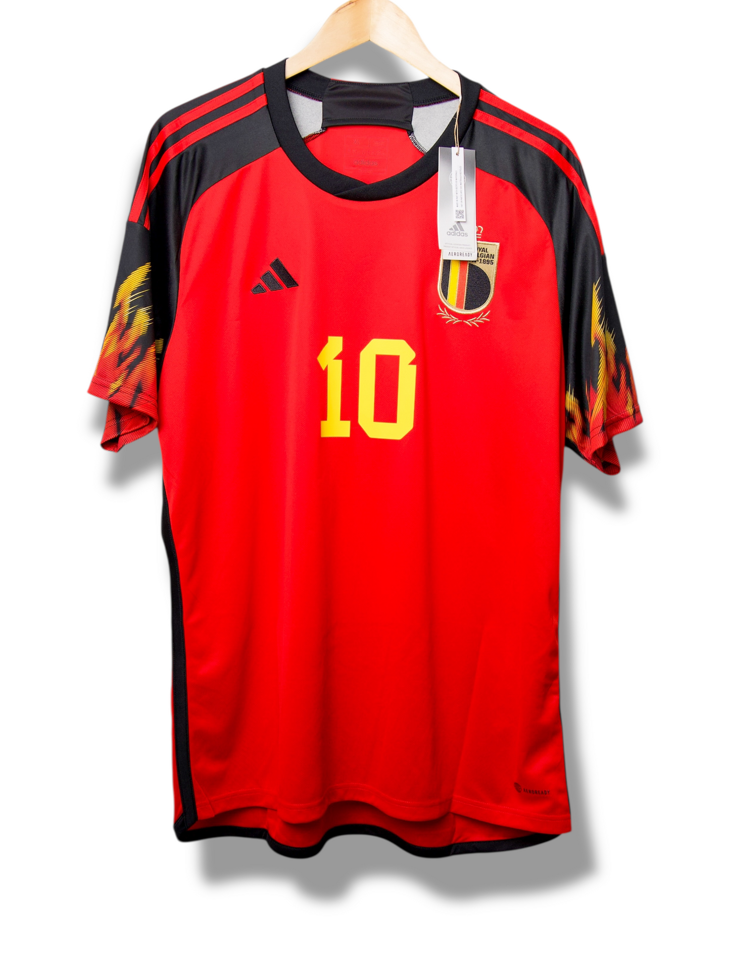 België 2022 Thuis Shirt Hazard #10 (XL)