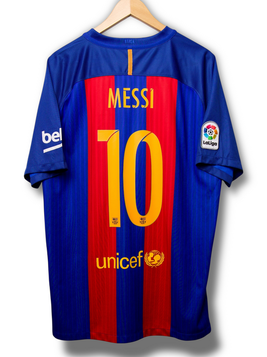 Barcelona 2016/2017 Thuis Shirt Messi #10 (XL)