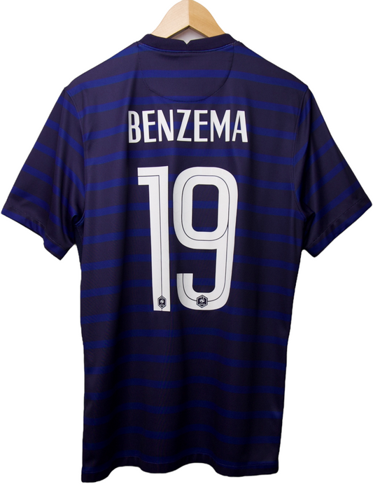 Frankrijk 2020 Thuis Shirt Benzema #19 (L)