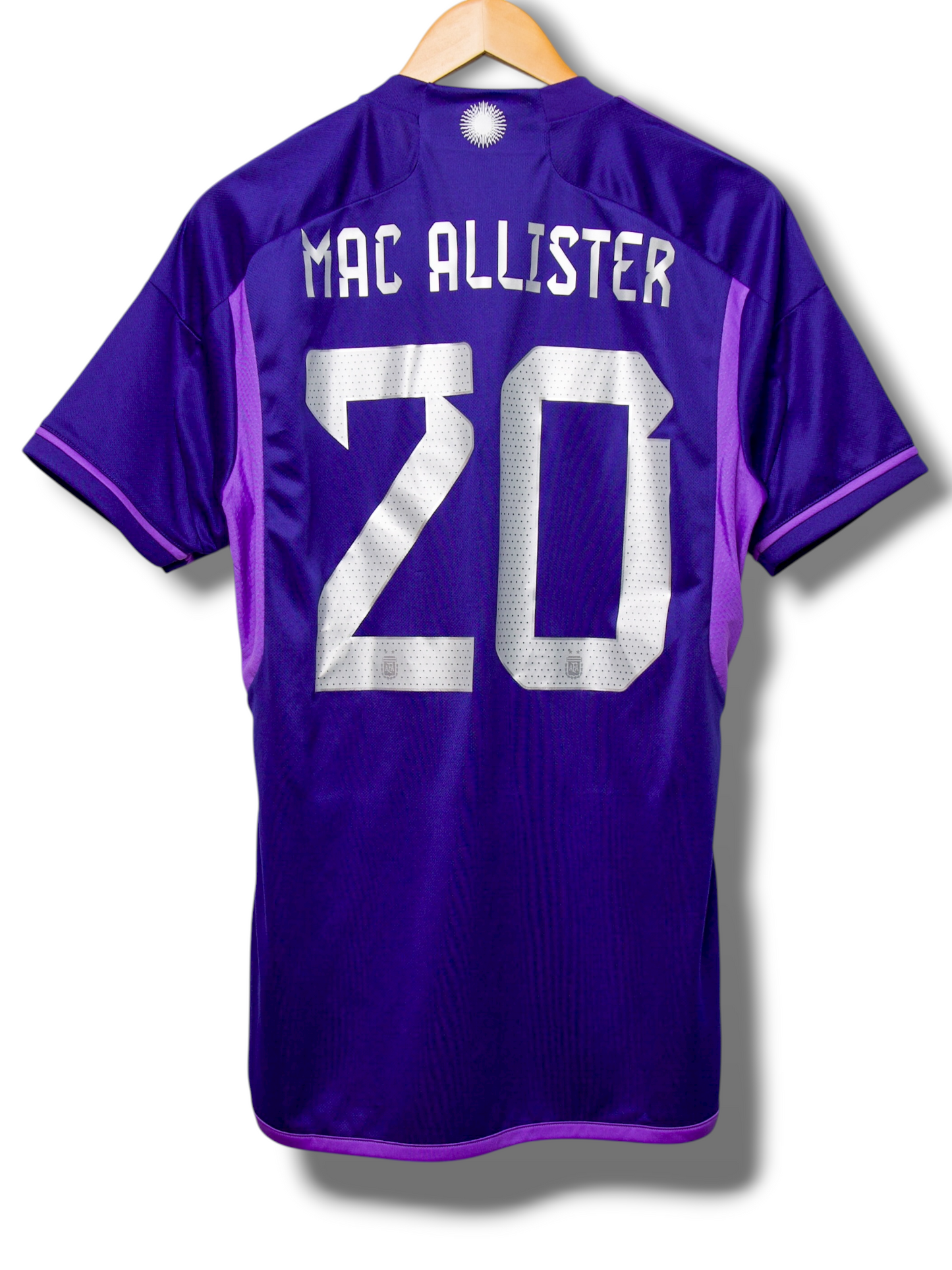 Argentinië 2022 Uit Shirt Mac Allister #20 (M)