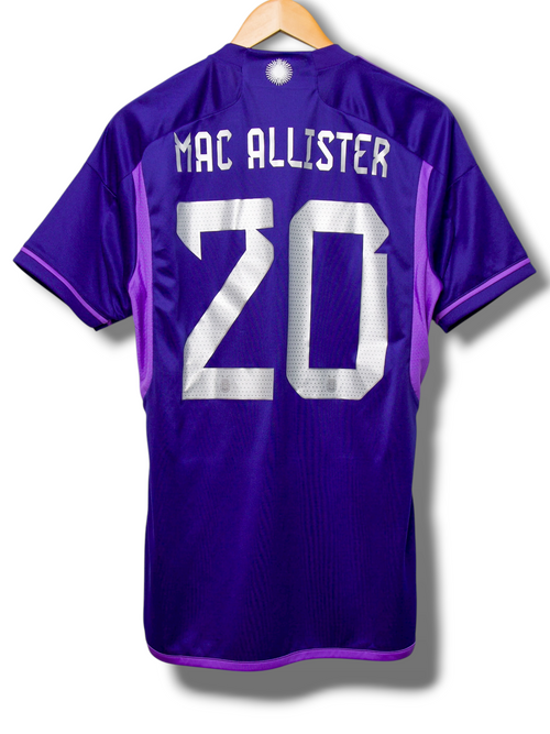 Argentinië 2022 Uit Shirt Mac Allister #20 (M)
