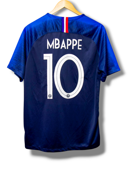 Frankrijk 2018 Thuis Shirt Mbappé #10 (L)