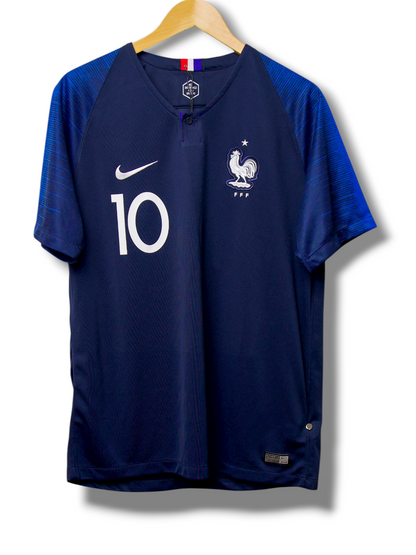 Frankrijk 2018 Thuis Shirt Mbappé #10 (L)
