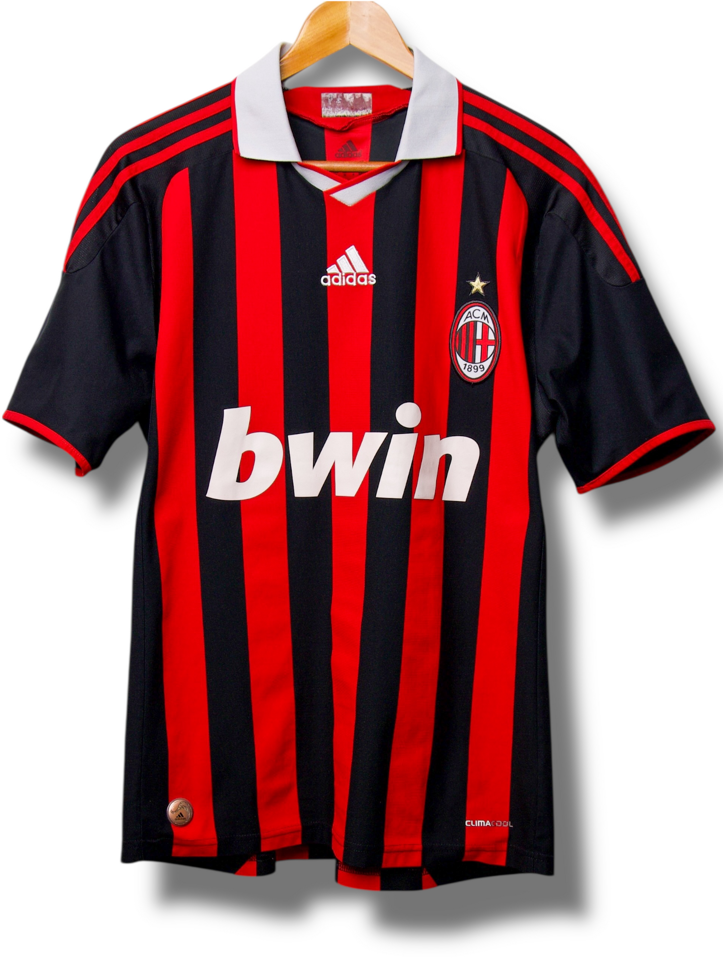 AC Milan 2009/2010 Thuis Shirt Ronaldinho #80 (M)
