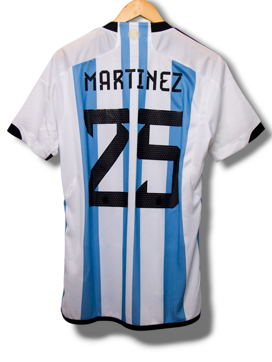 Argentinië 2022 Thuis Shirt Martínez #25 (M)