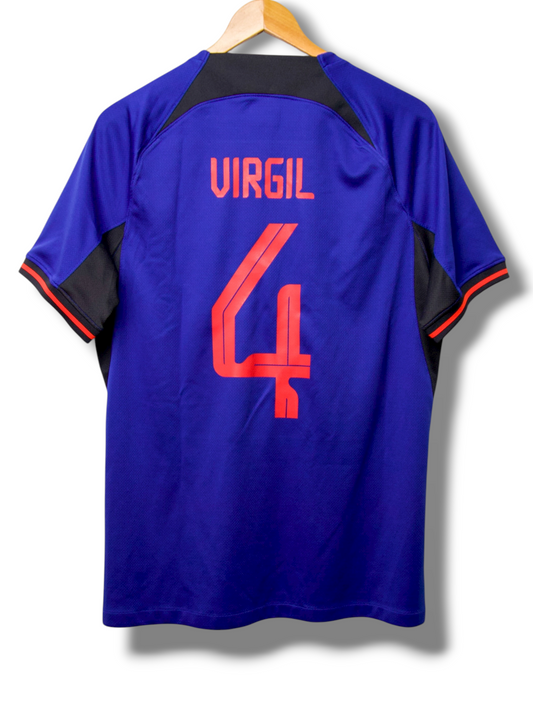 Nederland 2022/2023 Uit Shirt Van Dijk #4 (M)