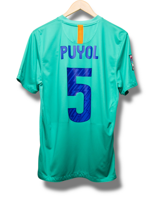 Barcelona 2010/2011 Uit Shirt Puyol #5 (M)