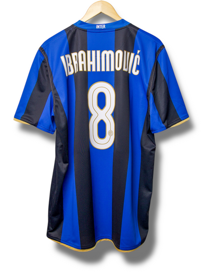 Inter Milan 2008/2009 Thuis Shirt Ibrahimovic #8 (XL)