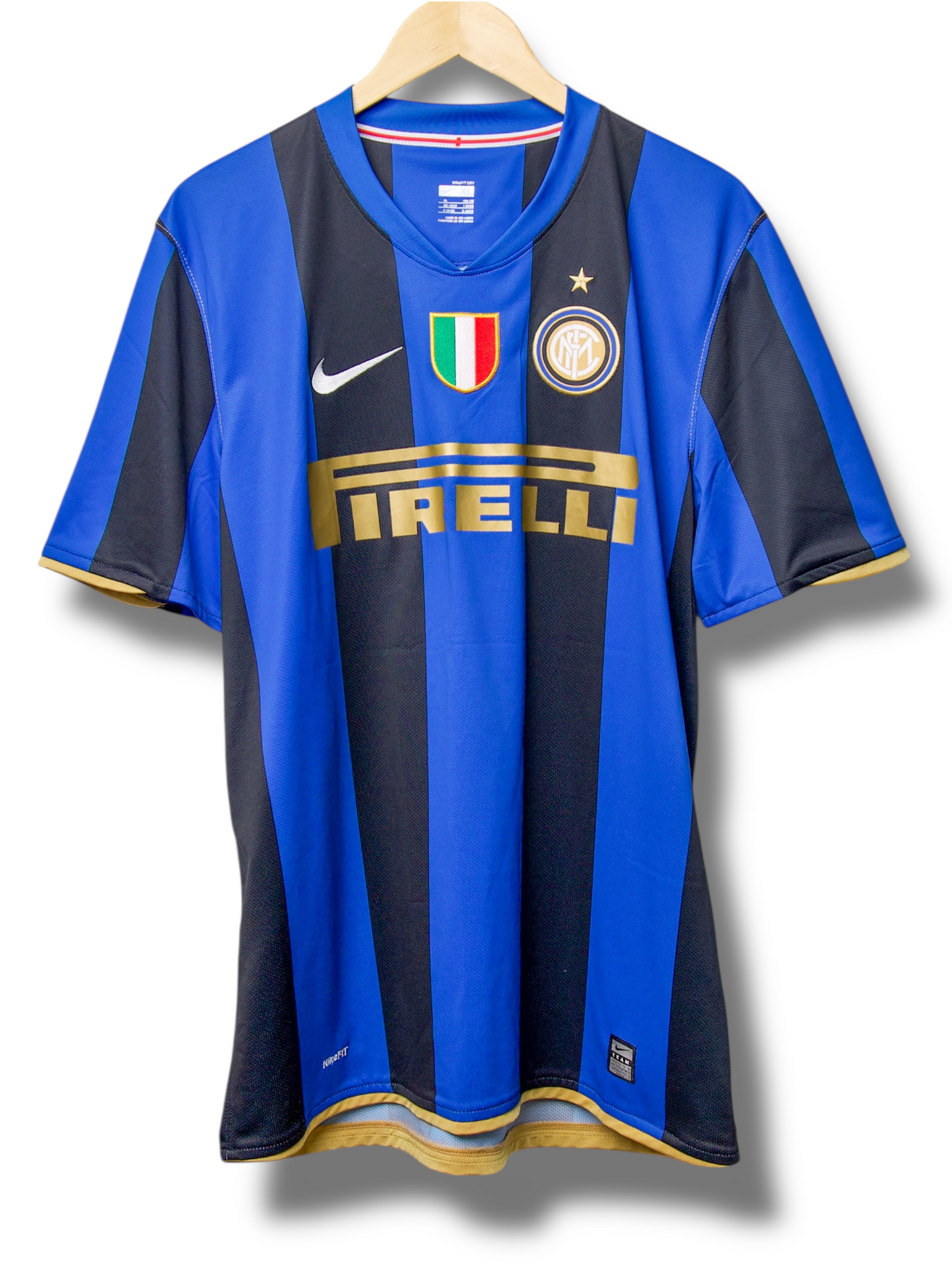 Inter Milan 2008/2009 Thuis Shirt Ibrahimovic #8 (XL)