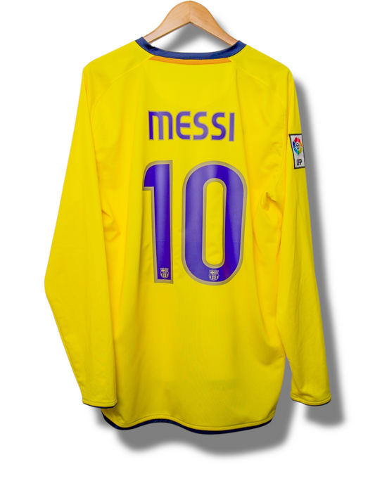 Barcelona 2008/2009 Uit Shirt Messi #10 Longsleeve (L)
