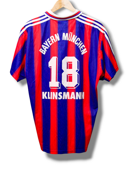 Bayern München 1995/1996 Thuis Shirt Klinsmann #18 (L)