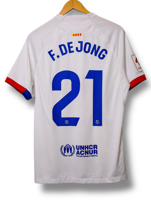 FC Barcelona 2023/2024 Uit Shirt Frenkie de Jong #21 (M)